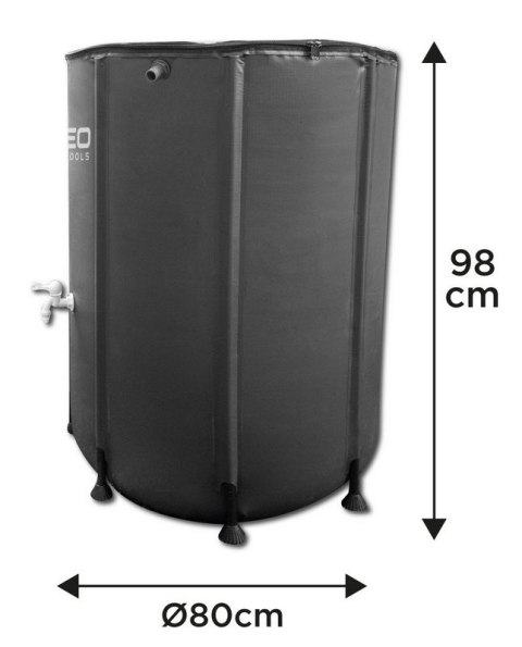 NEO SKŁADANY POJEMNIK NA DESZCZÓWKĘ, 500 L, PVC NEO SKŁADANY POJEMNIK NA DESZCZÓWKĘ, 500 L, PVC