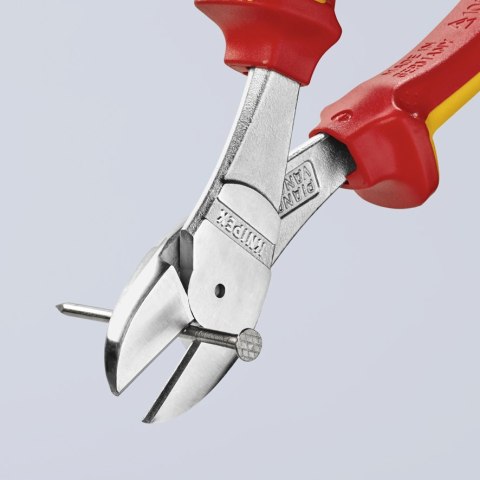 KNIPEX SZCZYPCE TNĄCE BOCZNE O ZWIĘKSZONYM PRZEŁOŻENIU 200MM KNIPEX SZCZYPCE TNĄCE BOCZNE O ZWIĘKSZONYM PRZEŁOŻENIU 200MM