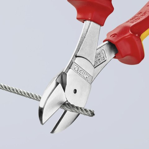 KNIPEX SZCZYPCE TNĄCE BOCZNE O ZWIĘKSZONYM PRZEŁOŻENIU 200MM KNIPEX SZCZYPCE TNĄCE BOCZNE O ZWIĘKSZONYM PRZEŁOŻENIU 200MM
