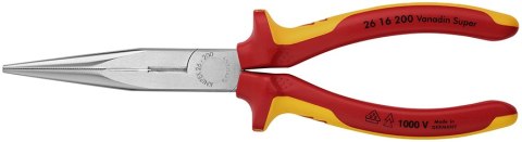 KNIPEX SZCZYPCE TNĄCE PÓŁOKRĄGŁE IZOLOWANE 200MM KNIPEX SZCZYPCE TNĄCE PÓŁOKRĄGŁE IZOLOWANE 200MM