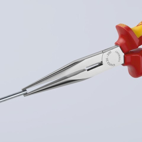 KNIPEX SZCZYPCE TNĄCE PÓŁOKRĄGŁE IZOLOWANE 200MM KNIPEX SZCZYPCE TNĄCE PÓŁOKRĄGŁE IZOLOWANE 200MM