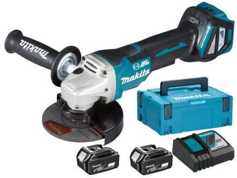 MAKITA SZLIFIERKA KĄTOWA AKUMULATOROWA 125MM BLDC 18V LI-LO MAKPAC MAKITA SZLIFIERKA KĄTOWA AKUMULATOROWA 125MM BLDC 18V LI-LO MAKPAC