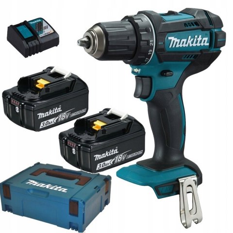 MAKITA WIERTARKO-WKRĘTARKA AKUMULATOROWA 18V 2*3.0AH LI-LON 2 BIEGI MAKITA WIERTARKO-WKRĘTARKA AKUMULATOROWA 18V 2*3.0AH LI-LON 2 BIEGI
