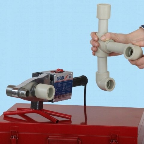 DEDRA ZGRZEWARKA DO RUR 800/1500W 7SZT WALIZKA METAL. DEDRA ZGRZEWARKA DO RUR 800/1500W 7SZT WALIZKA METAL.
