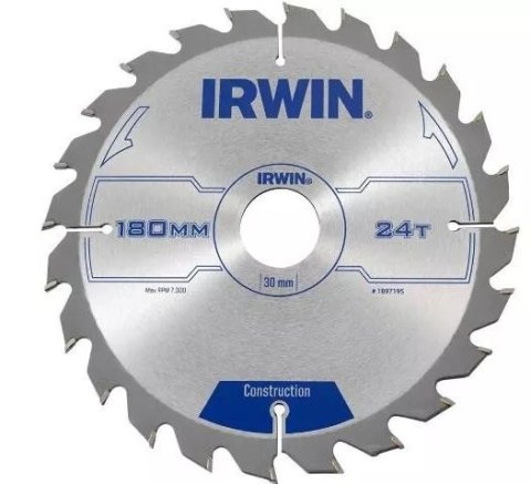IRWIN PIŁA SPIEKOWA DO DREWNA 180*30MM/24T IRWIN PIŁA SPIEKOWA DO DREWNA 180*30MM/24T