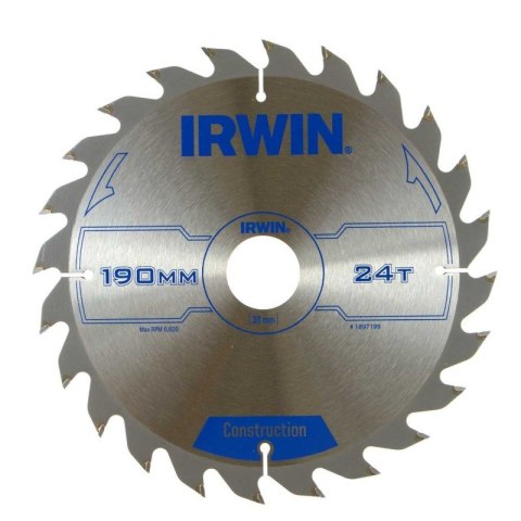 IRWIN PIŁA SPIEKOWA DO DREWNA 190*30MM/24T IRWIN PIŁA SPIEKOWA DO DREWNA 190*30MM/24T