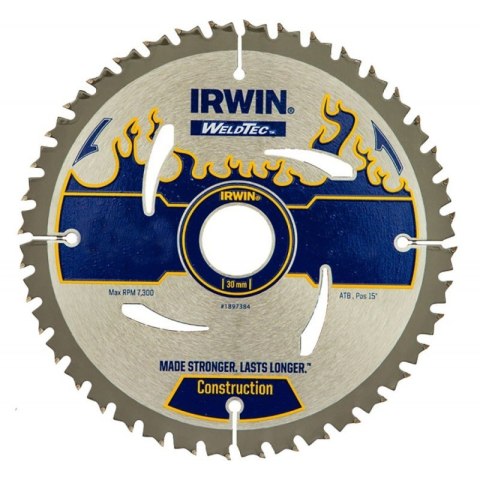 IRWIN PIŁA SPIEKOWA MPP IR WT 184*30/20MM/40T AR30 IRWIN PIŁA SPIEKOWA MPP IR WT 184*30/20MM/40T AR30