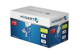 HOGERT PISTOLET LAKIERNICZY HVLP, GÓRNY ZBIORNIK 600ML.