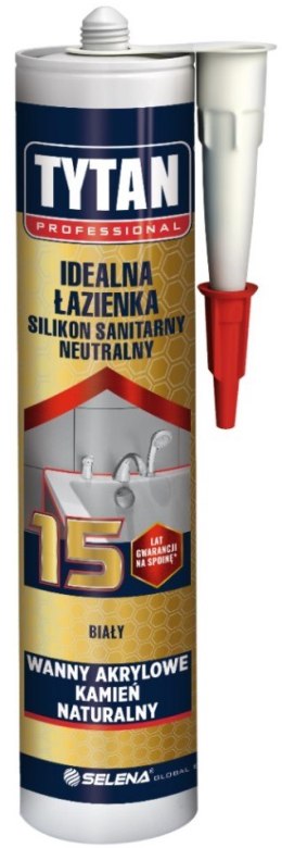 TYTAN SILIKON TYTAN SANITARNY IDEALNY DOM 280ML BIAŁY