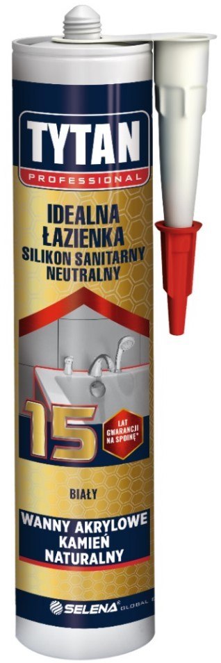 TYTAN SILIKON TYTAN SANITARNY IDEALNY DOM 280ML BIAŁY TYTAN SILIKON TYTAN SANITARNY IDEALNY DOM 280ML BIAŁY