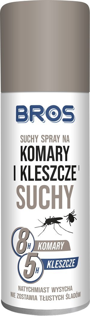 BROS SUCHY SPRAY NA KOMARY I KLESZCZE 90ML BROS SUCHY SPRAY NA KOMARY I KLESZCZE 90ML