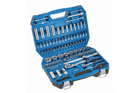 HOGERT ZESTAW NARZĘDZI 1/4" I 1/2'', 144SZT. WALIZKA HOGERT ZESTAW NARZĘDZI 1/4" I 1/2'', 144SZT. WALIZKA
