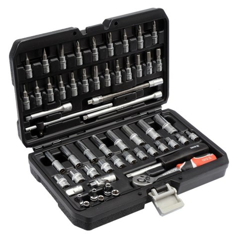 YATO ZESTAW NARZĘDZIOWY 1/4'' 56 CZĘŚCI YATO ZESTAW NARZĘDZIOWY 1/4'' 56 CZĘŚCI
