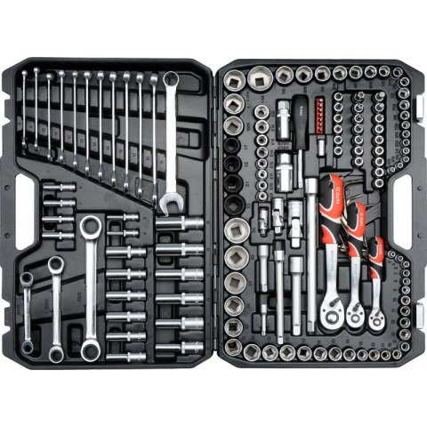 YATO ZESTAW NARZĘDZIOWY XXL 1/4'', 3/8'', 1/2'' 150 SZT YATO ZESTAW NARZĘDZIOWY XXL 1/4'', 3/8'', 1/2'' 150 SZT