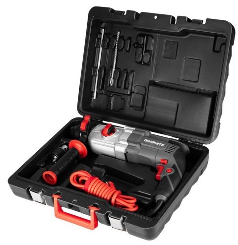 GRAPHITE MŁOTOWIERTARKA SDS+ 900W WALIZKA GRAPHITE MŁOTOWIERTARKA SDS+ 900W WALIZKA