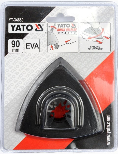 YATO STOPA SZLIFIERSKA 90MM DO NARZĘDZIA WIELOFUNKCYJNEGO YATO STOPA SZLIFIERSKA 90MM DO NARZĘDZIA WIELOFUNKCYJNEGO