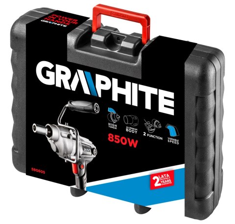 GRAPHITE WIERTARKO-MIESZARKA 850W 13MM GRAPHITE WIERTARKO-MIESZARKA 850W 13MM