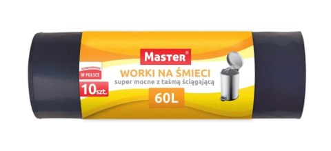 UN WORKI NA ODPADY HD 60L Z TAŚMĄ ŚCIĄGAJĄCĄ - SUPER MOCNE UN WORKI NA ODPADY HD 60L Z TAŚMĄ ŚCIĄGAJĄCĄ - SUPER MOCNE