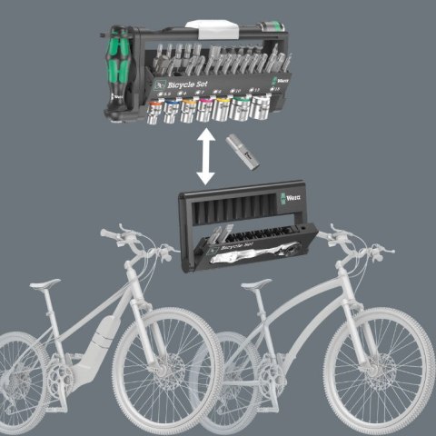 WERA ZESTAW BITÓW BICYCLE SET 3, 41 CZĘŚĆ WERA ZESTAW BITÓW BICYCLE SET 3, 41 CZĘŚĆ