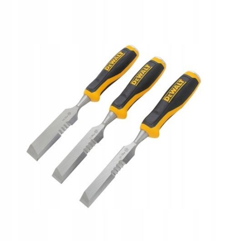 DEWALT DŁUTA Z BOCZNĄ KRAWĘDZIĄ ZESTAW 3 SZT. DEWALT DŁUTA Z BOCZNĄ KRAWĘDZIĄ ZESTAW 3 SZT.
