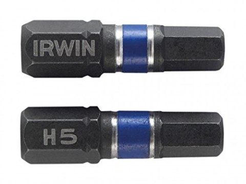 IRWIN GROT UDAROWY JEDNOSTRONNY, BIT, KOŃCÓWKA 25MM 2 SZT. HEX5