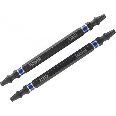 IRWIN KOŃCÓWKA UDAROWA DWUSTRONNA T20 100MM 2SZT. IRWIN KOŃCÓWKA UDAROWA DWUSTRONNA T20 100MM 2SZT.