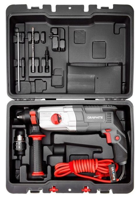GRAPHITE MŁOTOWIERTARKA SDS+ 710W WALIZKA GRAPHITE MŁOTOWIERTARKA SDS+ 710W WALIZKA
