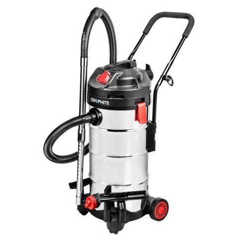 GRAPHITE ODKURZACZ WARSZTATOWY 1500W, ZBIORNIK 40L GRAPHITE ODKURZACZ WARSZTATOWY 1500W, ZBIORNIK 40L