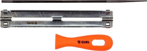 YATO PROWADNIK Z PILNIKIEM DO OSTRZENIA ŁAŃCUCHÓW 4.0MM YATO PROWADNIK Z PILNIKIEM DO OSTRZENIA ŁAŃCUCHÓW 4.0MM