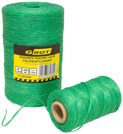 GROT SZNUREK POLIPROPYLENOWY PAKOWY 2MM 640MB GROT SZNUREK POLIPROPYLENOWY PAKOWY 2MM 640MB