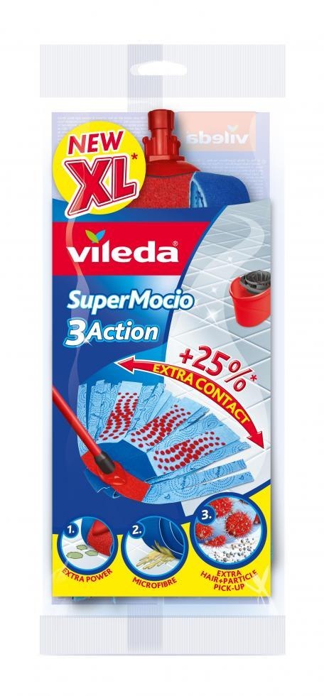 VILEDA VILEDA ZAPAS DO MOPA SUPERMOCIO 3ACTION VELOUR VILEDA VILEDA ZAPAS DO MOPA SUPERMOCIO 3ACTION VELOUR