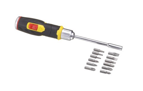 STANLEY WKRĘTAK TYPU PISTOLET Z GRZECHOTKĄ ORAZ 12 KOŃCÓWKAMI STANLEY WKRĘTAK TYPU PISTOLET Z GRZECHOTKĄ ORAZ 12 KOŃCÓWKAMI