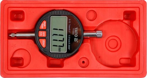 YATO CZUJNIK ZEGAROWY ELEKTRONICZNY 0-12,7MM YATO CZUJNIK ZEGAROWY ELEKTRONICZNY 0-12,7MM