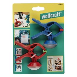 WOLFCRAFT MINI ŚCISK SPRĘŻYNOWY 30MM Z PRZYSSAWKĄ, 2SZT.