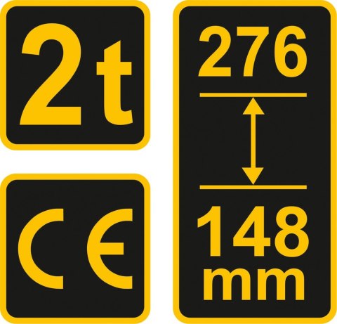 VOREL PODNOŚNIK HYDRAULICZNY SŁUPKOWY 2T VOREL PODNOŚNIK HYDRAULICZNY SŁUPKOWY 2T