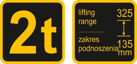 VOREL PODNOŚNIK HYDRAULICZNY ŻABA 2T VOREL PODNOŚNIK HYDRAULICZNY ŻABA 2T