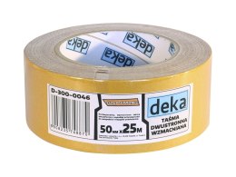 DEKA TAŚMA DWUSTRONNA WZMACNIANA GOLD STRONG 50*25