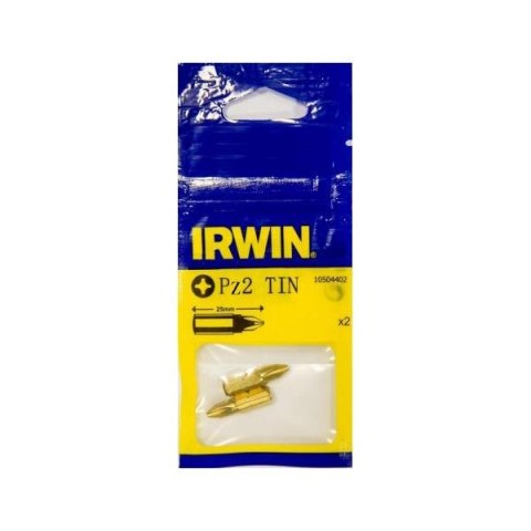 IRWIN GROT, BIT, KOŃCÓWKA 1/4/25MM PZ2 TIN 2SZT IRWIN GROT, BIT, KOŃCÓWKA 1/4/25MM PZ2 TIN 2SZT