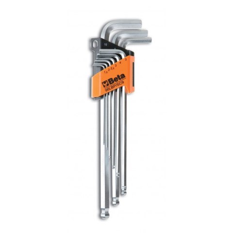 BETA KOMPLET KLUCZY TRZPIENIOWYCH HEX 9 SZTUK 1.5-10MM BETA KOMPLET KLUCZY TRZPIENIOWYCH HEX 9 SZTUK 1.5-10MM