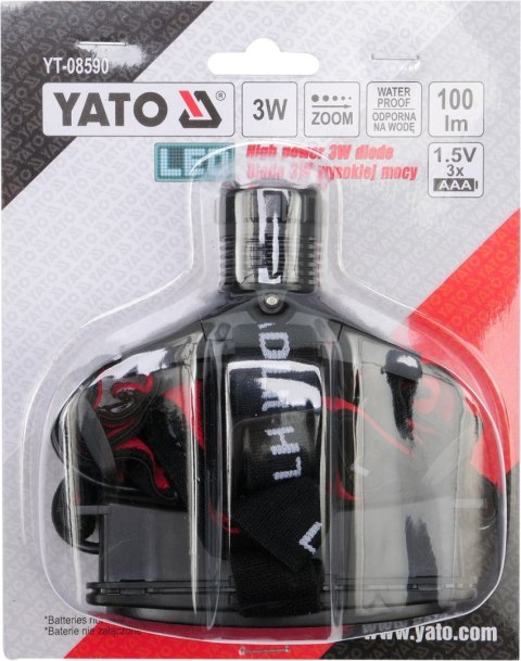 YATO LATARKA CZOŁOWA YATO LATARKA CZOŁOWA