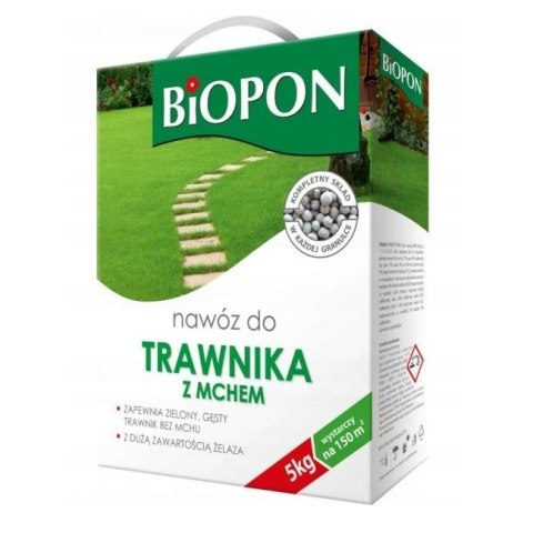 BIOPON NAWÓZ - DO TRAWNIKA Z MCHEM 5 KG BIOPON NAWÓZ - DO TRAWNIKA Z MCHEM 5 KG