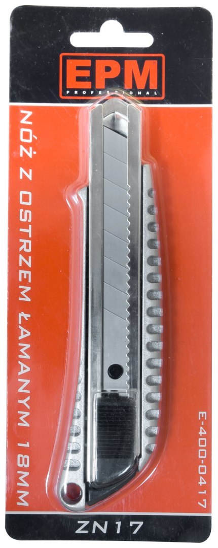 EPM NÓŻ, NOŻYK Z OSTRZEM ŁAMANYM 18MM STOP CYNKU EPM NÓŻ, NOŻYK Z OSTRZEM ŁAMANYM 18MM STOP CYNKU