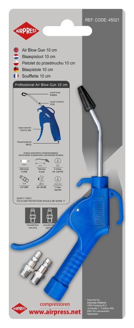 AIRPRESS PISTOLET DO PRZEDMUCHU KOMPOZYT 10 CM AIRPRESS PISTOLET DO PRZEDMUCHU KOMPOZYT 10 CM