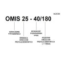OMNIGENA POMPA OBIEGOWA C.O. OMIS 25-40/180