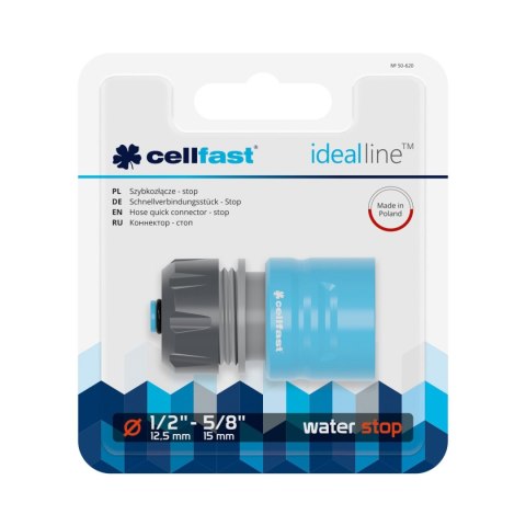 CELL-FAST SZYBKOZŁĄCZE STOP 1/2'' ABS/PC CELL-FAST SZYBKOZŁĄCZE STOP 1/2'' ABS/PC