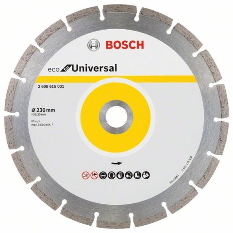 BOSCH TARCZA DIAMENTOWA BUDOWLANA ECO SEGMENTOWA 230MM BOSCH TARCZA DIAMENTOWA BUDOWLANA ECO SEGMENTOWA 230MM
