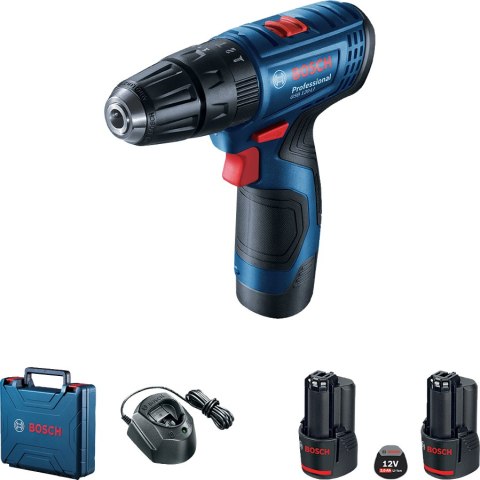 BOSCH WIERTARKO-WKRĘTARKA AKU. UDAROWA GSB 120-LI 2*2.0AH BOSCH WIERTARKO-WKRĘTARKA AKU. UDAROWA GSB 120-LI 2*2.0AH
