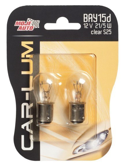MOJE AUTO VIRAGE ŻARÓWKA BAY15D 12V 21/5W CLEAR MOJE AUTO VIRAGE ŻARÓWKA BAY15D 12V 21/5W CLEAR