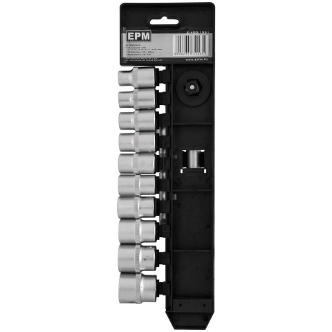 EPM ZESTAW KLUCZY NASADOWYCH 1/2'' 12 CZĘŚCI EPM ZESTAW KLUCZY NASADOWYCH 1/2'' 12 CZĘŚCI