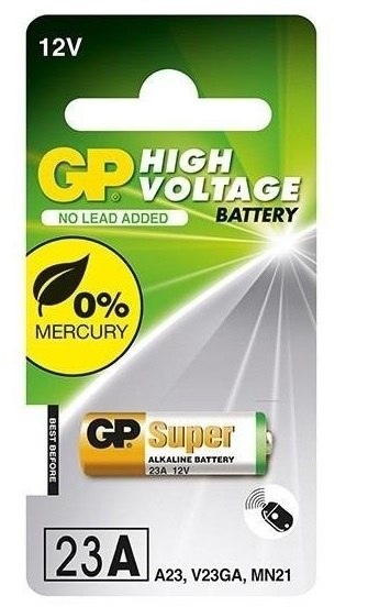 GP BATTERY AKUMULATOR DO ZDALNEGO STEROWANIA 12V 23AE GP BATTERY AKUMULATOR DO ZDALNEGO STEROWANIA 12V 23AE